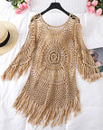 Fringed beach blouse-D743 | Inspanda