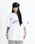 Racing style lettering print TEE-D522 | Inspanda