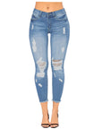 Jeans-D758 rasgados skinny | Inspanda