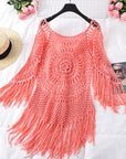 Fringed beach blouse-D743 | Inspanda